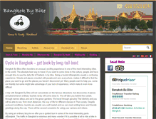 Tablet Screenshot of bangkokbybike.com